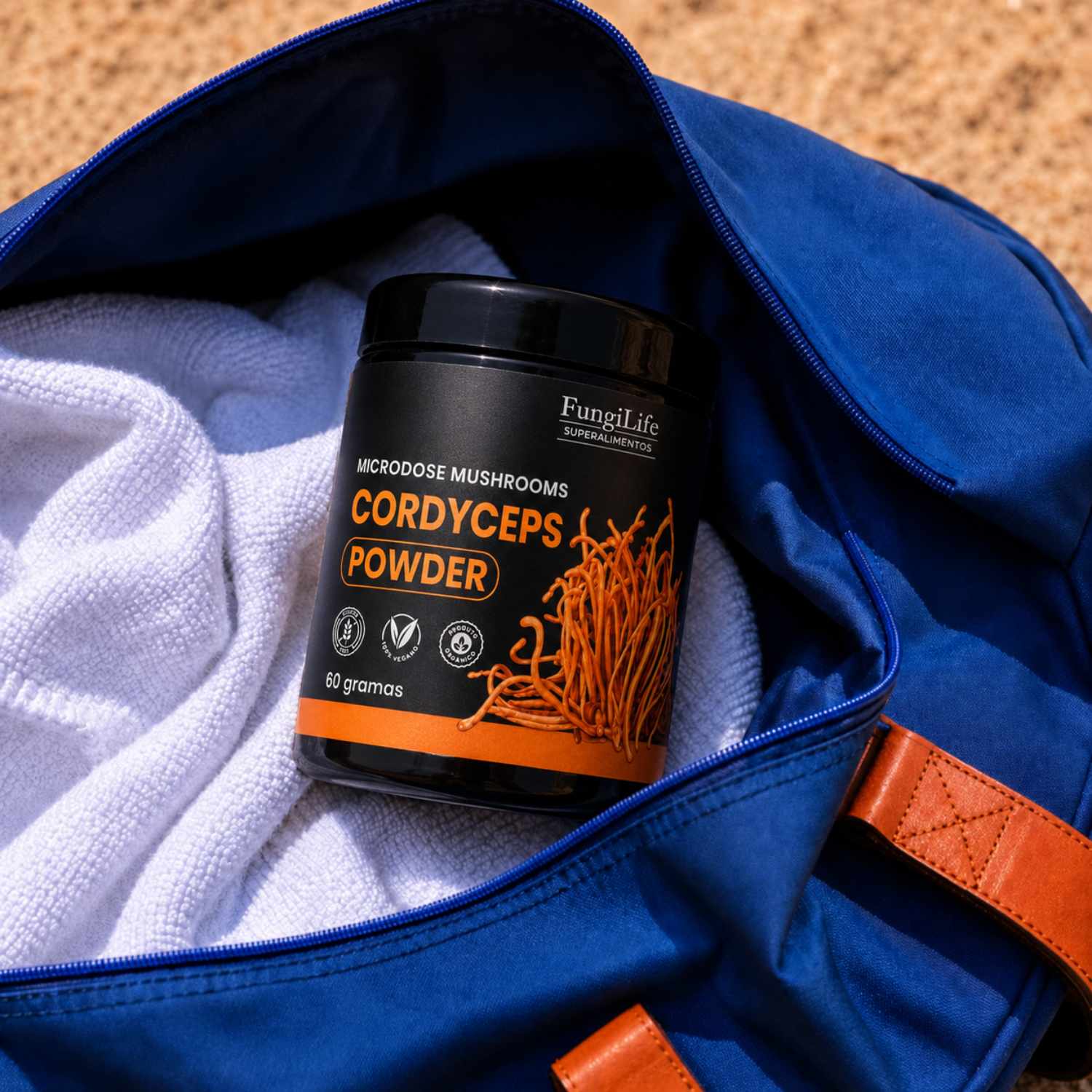Kit Foco e Energia | Lion's Mane + Cordyceps | Extrato em Pó 60g