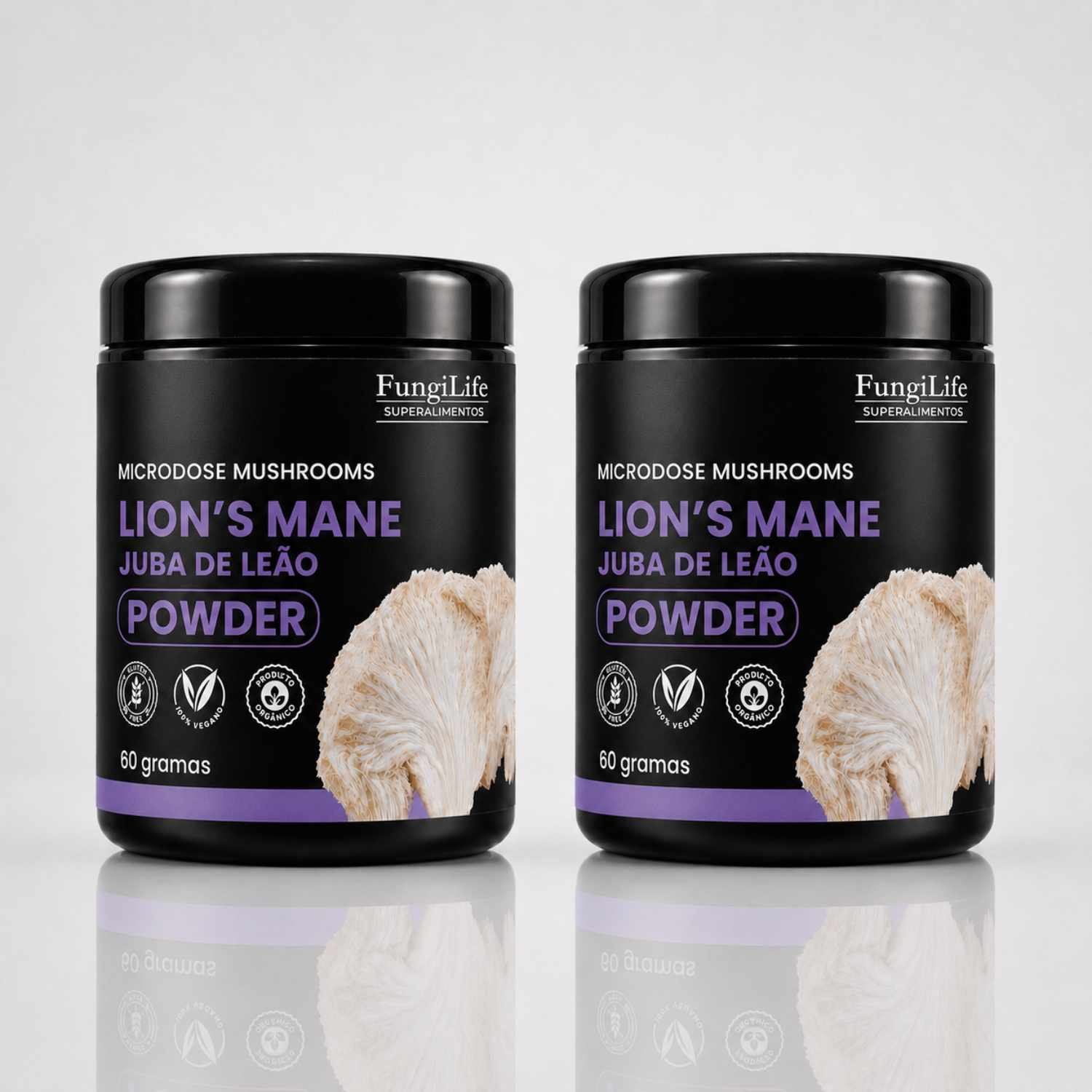 Cogumelo Lion's Mane (Juba de Leão) | Extrato em Pó 60g