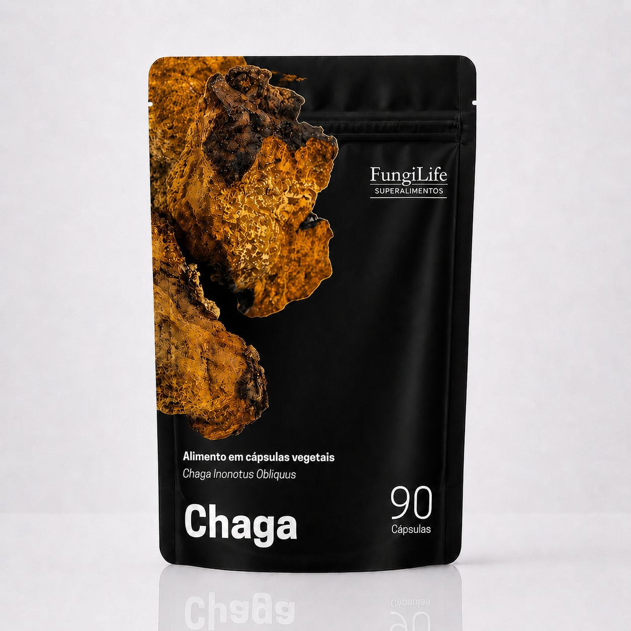 Cogumelo Chaga | Extrato Encapsulado 90 caps