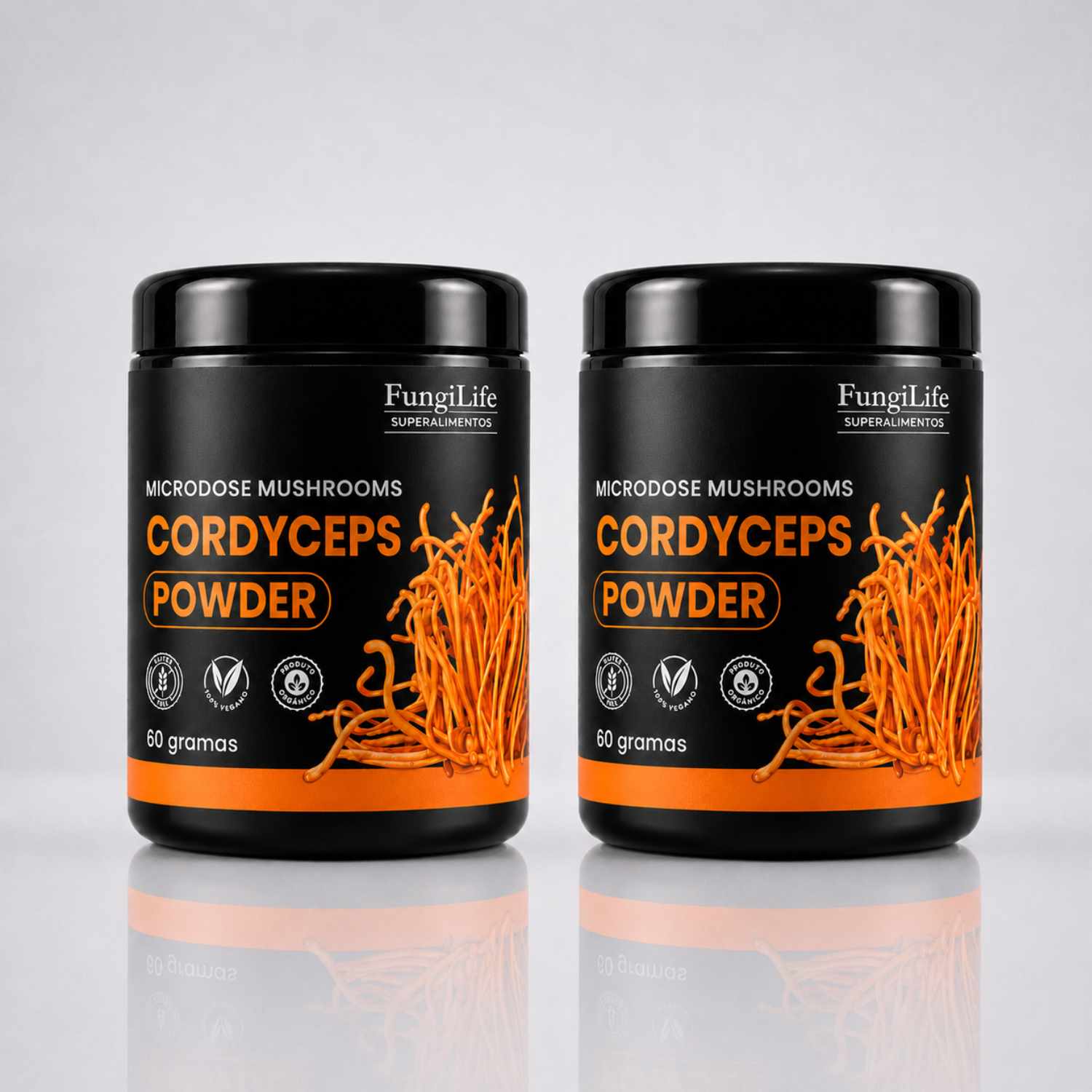 Cogumelo Cordyceps Militaris | Extrato em Pó 60gr