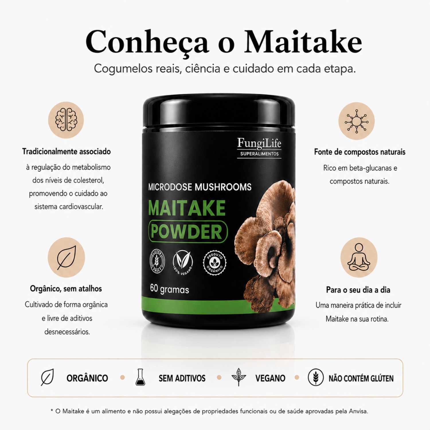 Cogumelo Maitake | Extrato em Pó 60g