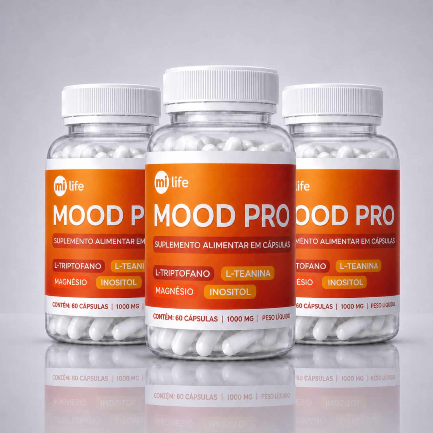 Kit 3 Mood Pro - Equilibrio e Calma (60 cápsulas)