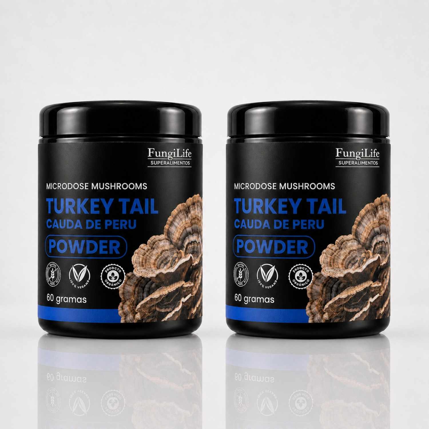 Cogumelo Turkey Tail (Cauda de Peru) | Extrato em Pó 60g