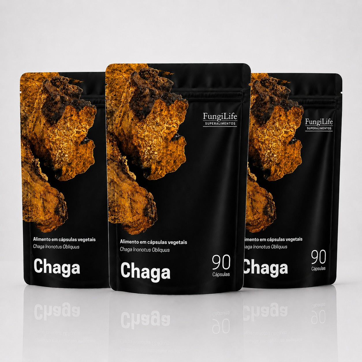 Cogumelo Chaga | Extrato Encapsulado 90 caps
